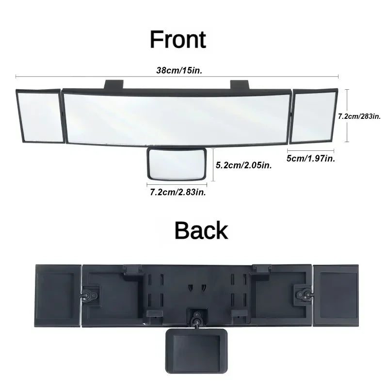 See More. Drive Safer- Adjustable Panorama Rearview Mirror in the Car 
