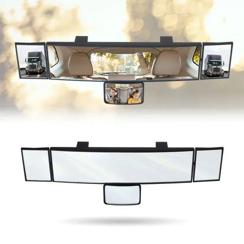 See More. Drive Safer- Adjustable Panorama Rearview Mirror in the Car 